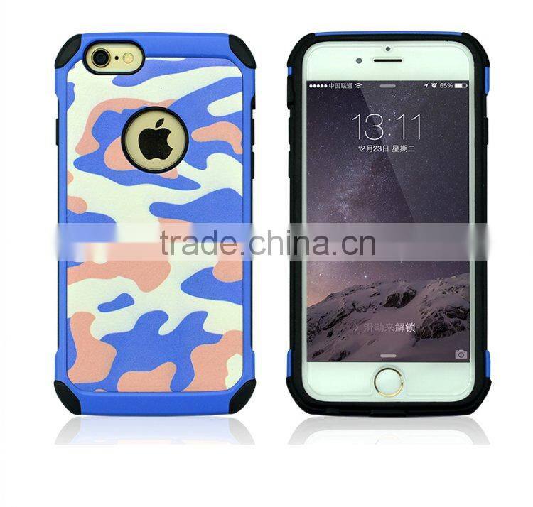 Superior quality camouflage army cell phone case cover for Apple iPhone 6S