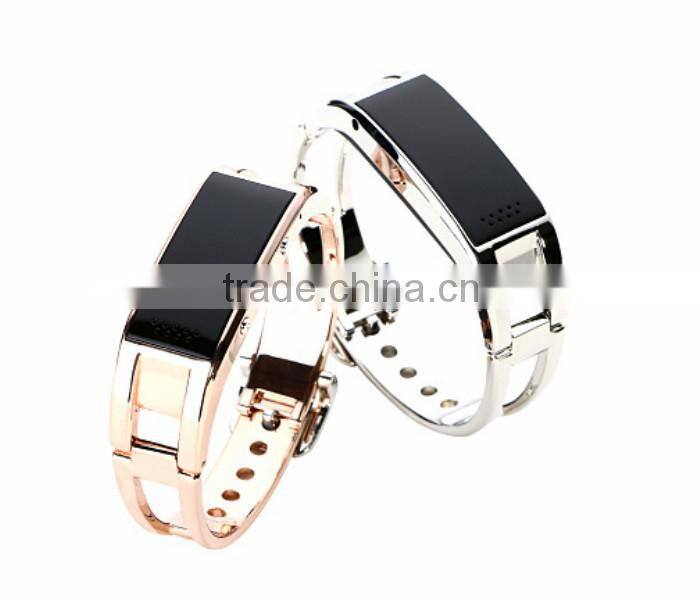 new product rose gold bluetooth led display health care smart watch with sleep minitor , pedometer for couples