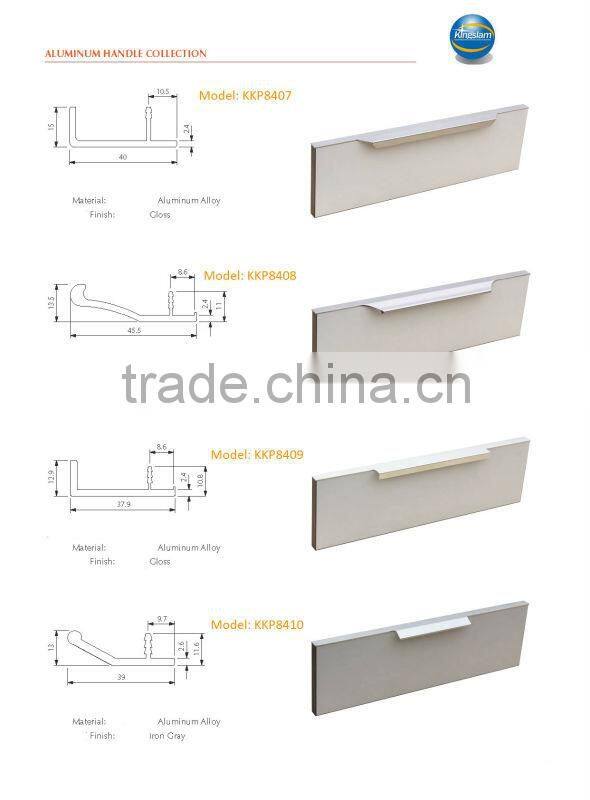 Aluminum edge profile for kitchen cabinet door (KKP8405)