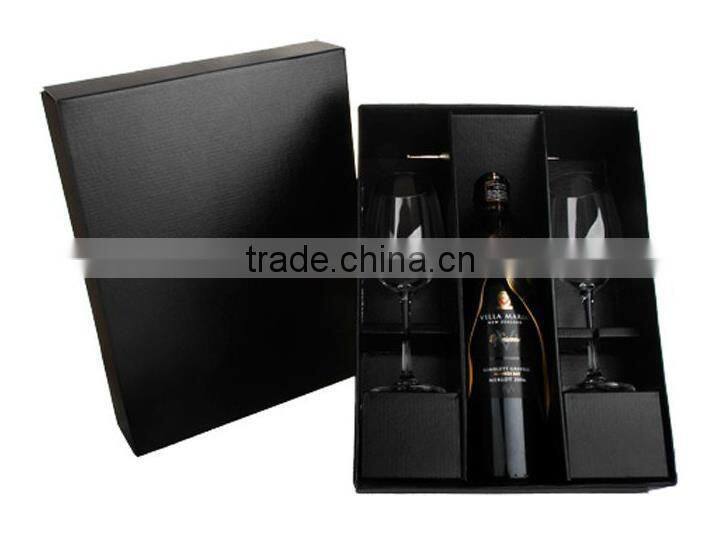 custom cheap single wine glass box wholesale