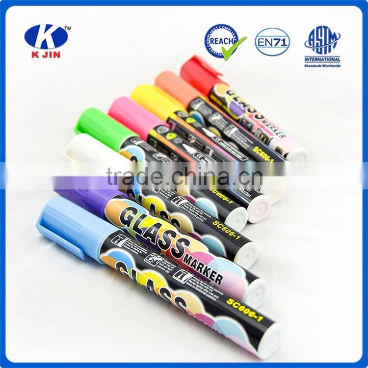 Factory supplies refillable custom color glitter whiteboard marker for school or office