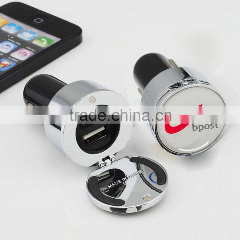 New products on china market battery car charger usb for iphone car charger