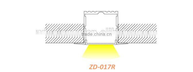 35MM Wide Aluminium Profile For LED Strip , Aluminium Extrusion Channel With Diffuser Cover
