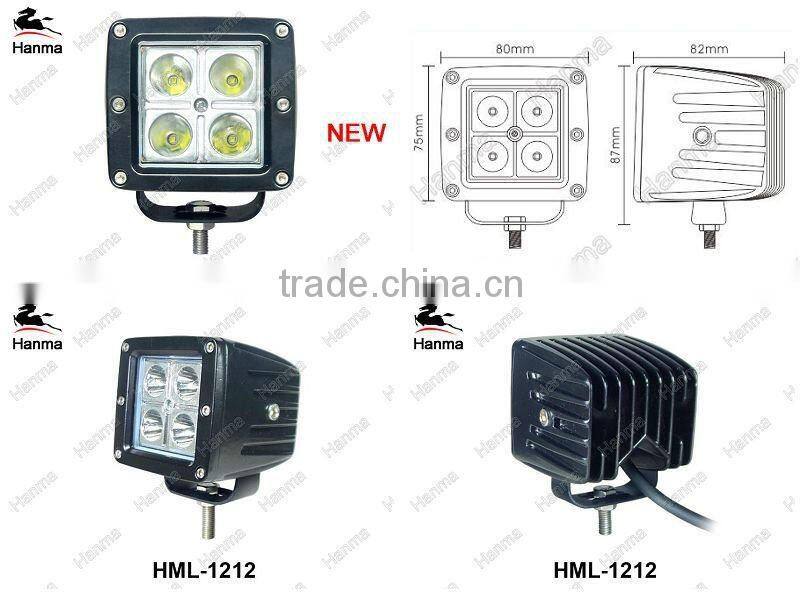 HOT!!!10W CREE LED work light/LED driving light on 12/24V 4x4 offraod cars, Jeep,atv,suv,truck,trailer,tractor,motorcycle,IP67