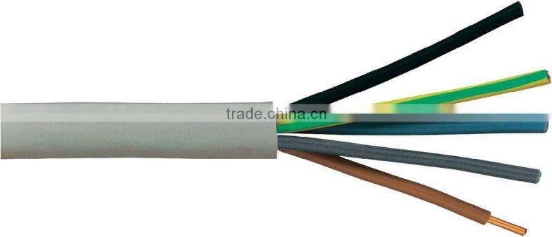 Nym Electric Wire 300/500V Cu/PVC/PVC Cable VDE 0250-204/HD 21.1