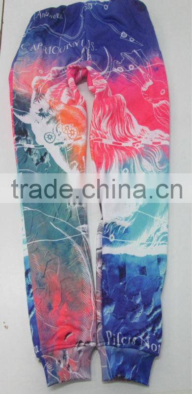 fashion jogger pants sublimation print