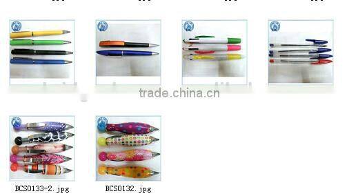 Bowling Pattern Varied Plastic Ballpoint Metal Hook