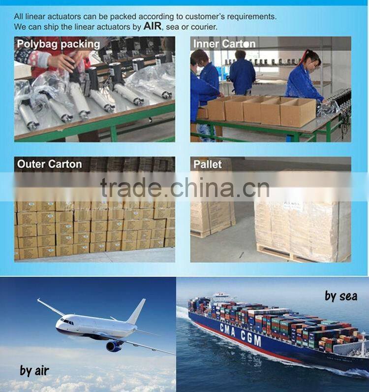 Gear Motor Type and Waterproof Protect Feature 24volt linear actuators