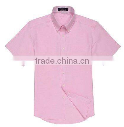 2015 trendy short sleeve mens shirt