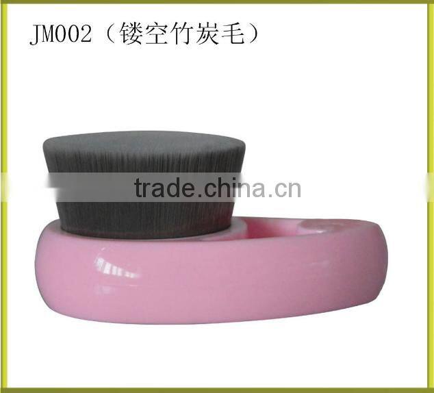 New type Hollowing bamboo charcoal fiber skincare cleaning brush