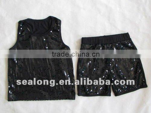 children's fashion sequin clothing sets