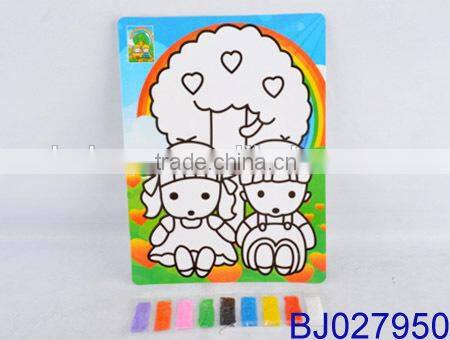 Fashion drawing toy glow in the dark painting model board