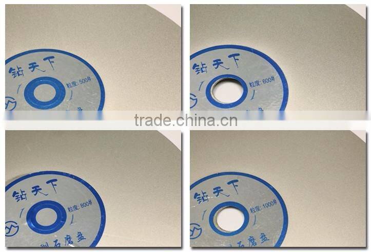 Diamond Coated 6 inch Flat Lap Wheel Lapidary Lapping Polishing Disc Lapidary Tools Jade Agate Amethyst Stone Tourmaline Opal