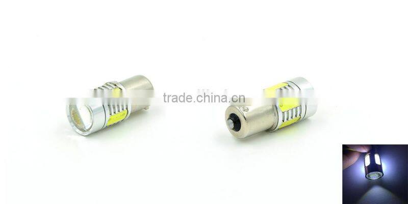 1156 12V 9W COB LED 6SMD White Car Turn signal lights