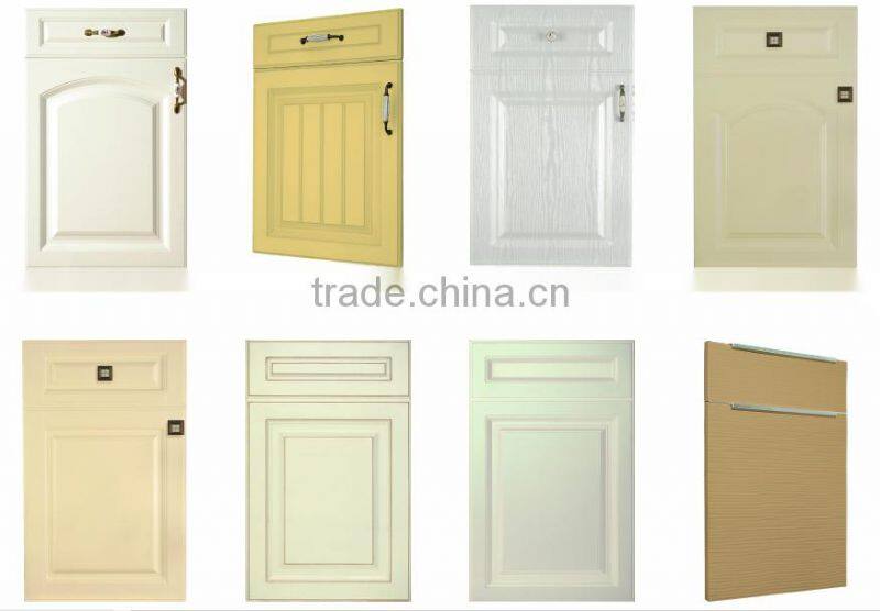 PVC kitchen cabinet with European style white