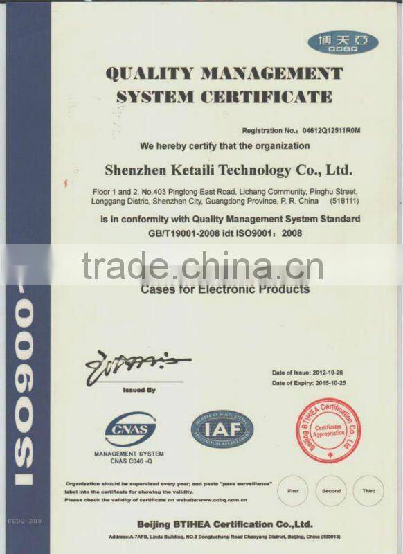 Shenzhen Ketaili Newest silicone tablet cover