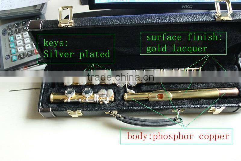 White lacquer phosphor copper flute