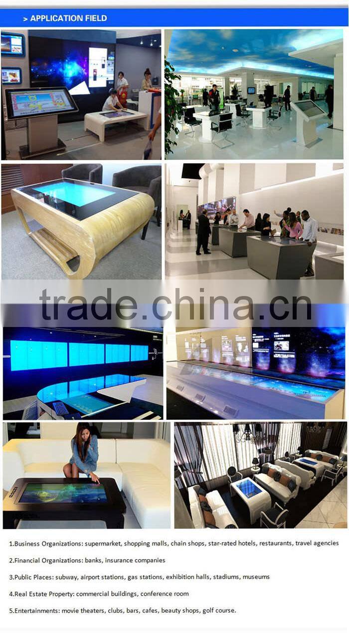 46 inch waterproof touch screen game/coffee table with Win7/8