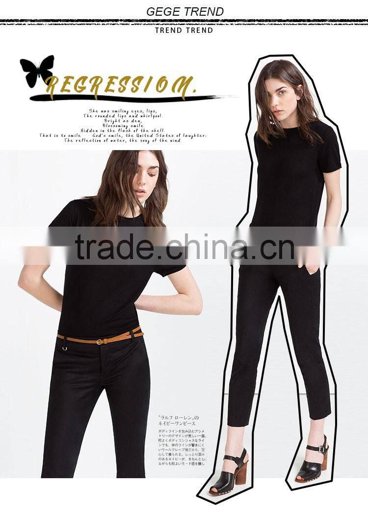 tech-A occupation commute show thin suit pants skinny all-match for ladies pants