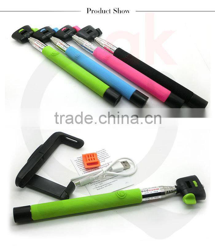 Upgrade Version Z07-5 Hot-Sale Wireless Bluetooth Aluminium Monopod Selfie Stick