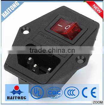 250V 3 inside pin waterproof receptacle AC socket made in china