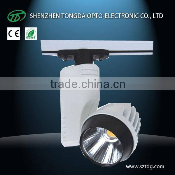 dimmable 30w led track lighting 7w/10w/15w/20w/30w/50W/60W (TongDa)