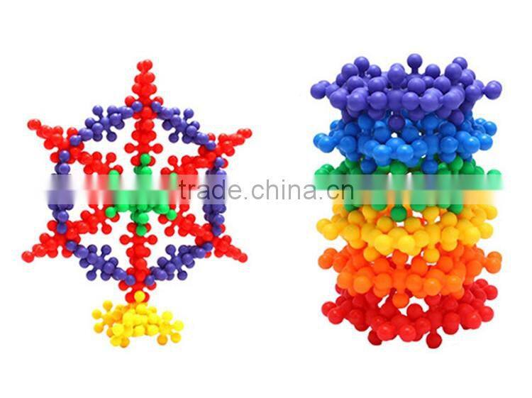 150PCS snowflake blocks kids plastic building blocks toys