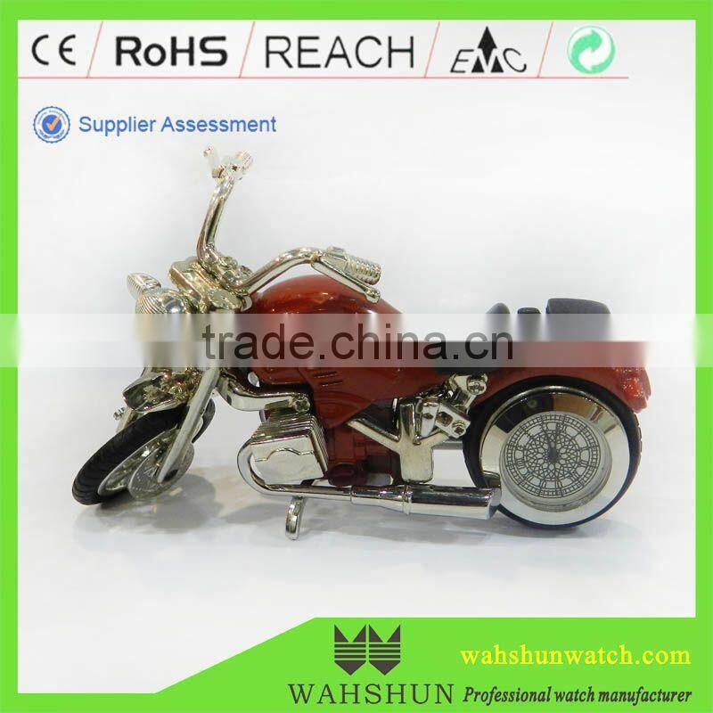 Best selling watch combined metal motorcycle art craft for business gift