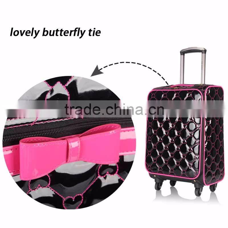 PVC Luggage Light Trolley Case Beautiful Suitcase Luggage