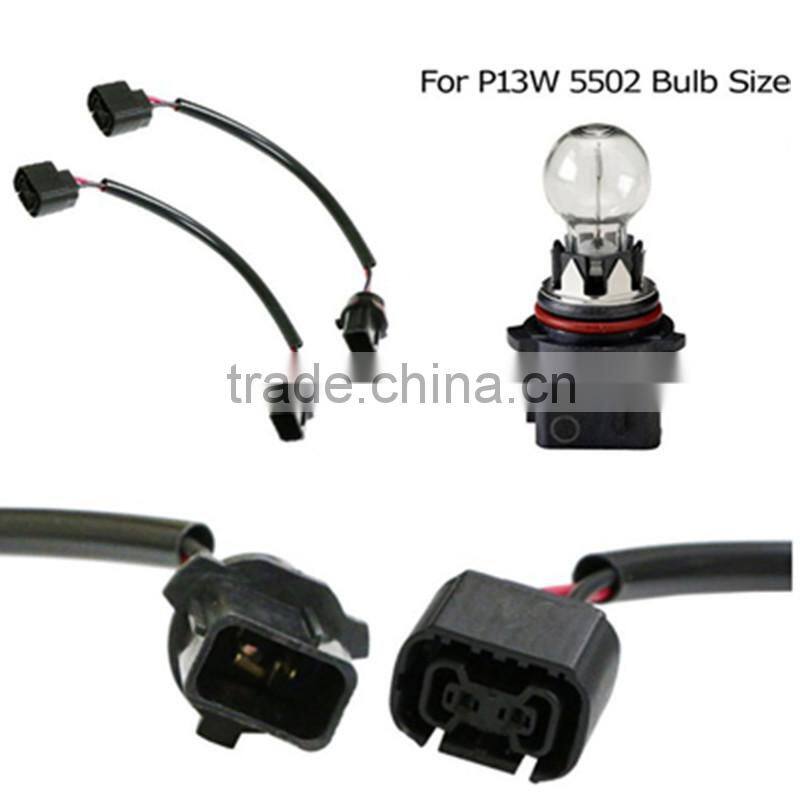 P13W 5502 wiring harness for headlight fog light P13W extension harness wire made with high temperature nylon for fog lights