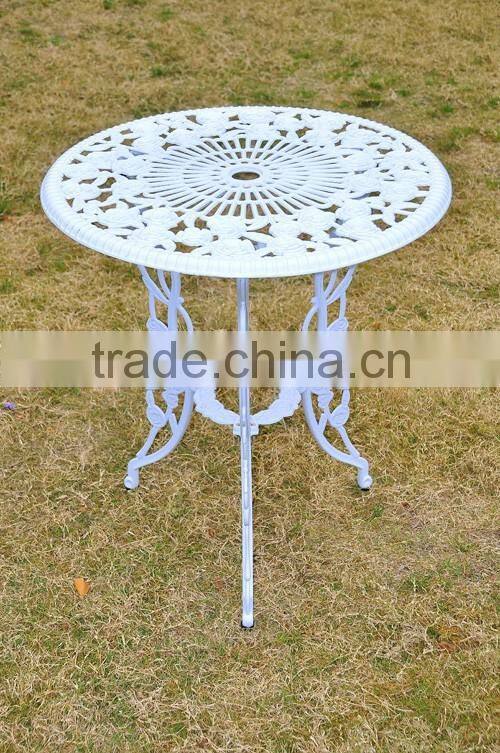 High quality outdoor metal bistro table and chair set/outdoor furnitur table chairs manufacturer