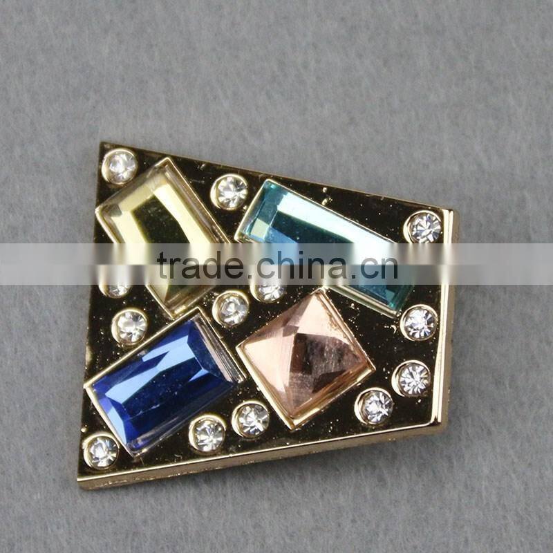 new metal alloy rhinestone brooch pin