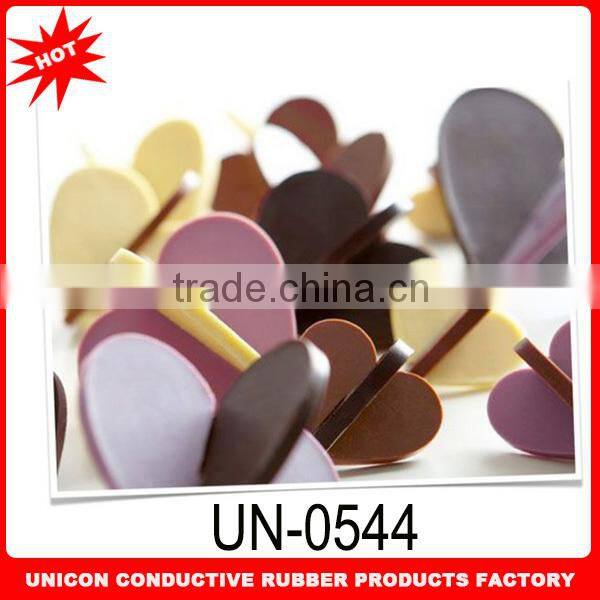 Hot sale 3D heart shape chocolate mold for chocolate decoration UN-0544