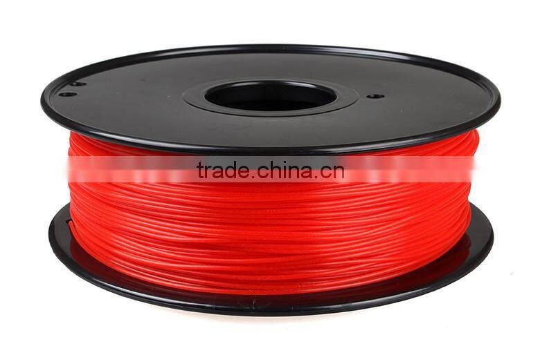 3D printer dual extruder Material Filament ABS Luminous Color 3D printer Glow-Red