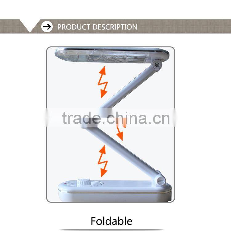 2016 new folding rechargeable book light led