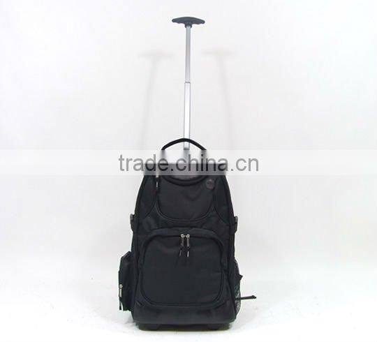 2014 china factory trolley case kids school bag/handbag with wheels/ school bags for teenagers