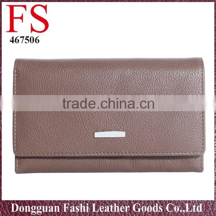 wholesale Long High Quality snacke skin pu Leather Women Wallet made in china