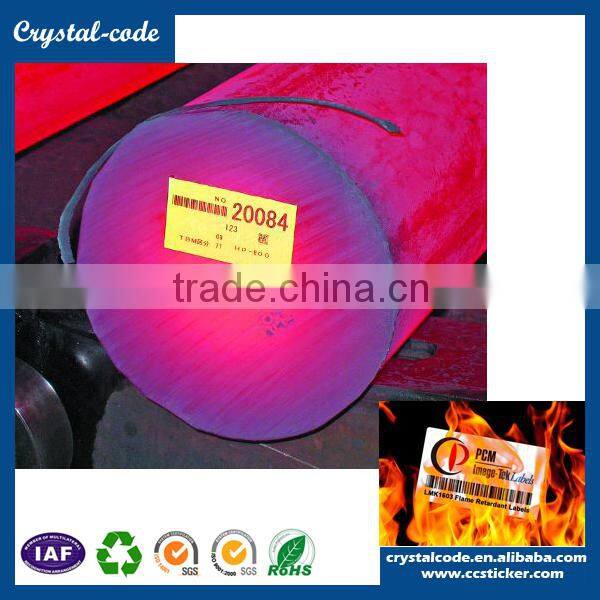Matte surface monitor non-toxic oil-based ink high temperature resistance sticker