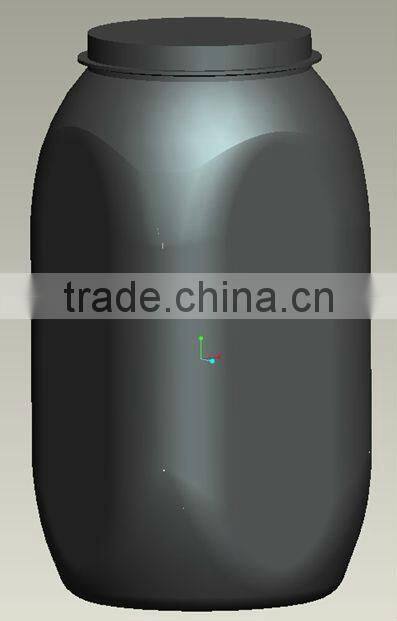 Plastic round tank blow moud