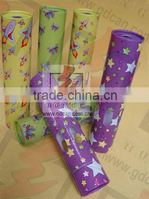 HOT!!!Kid's toys cartoon print kaleidoscope cheap wholesale