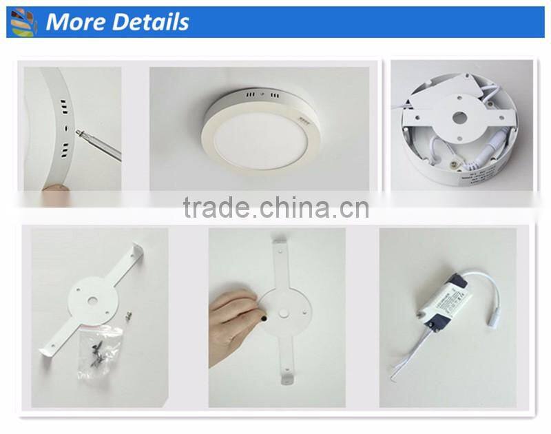 2835 led chip LED Surface Panel Light Round 18w