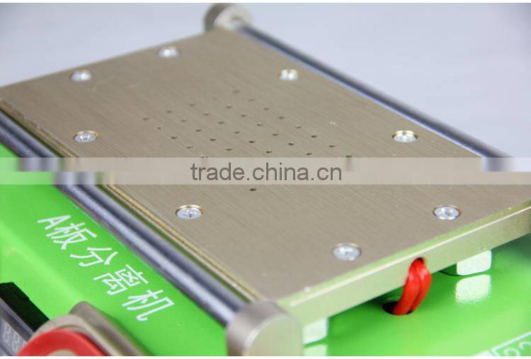 3 in 1 screen repair machine kit lcd separator for iphone sumsung ,heating the sumsung a frame easy to seprator