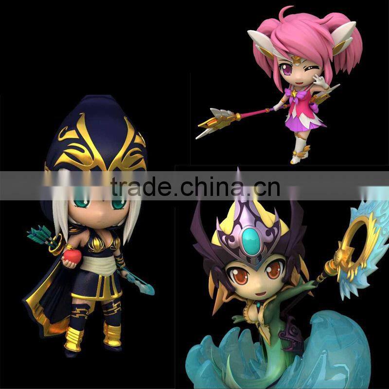 league of legends figure Unforgiven Yasuo Customize game lol hero plastic action figure figurine pvc 1/6 collection oem odm