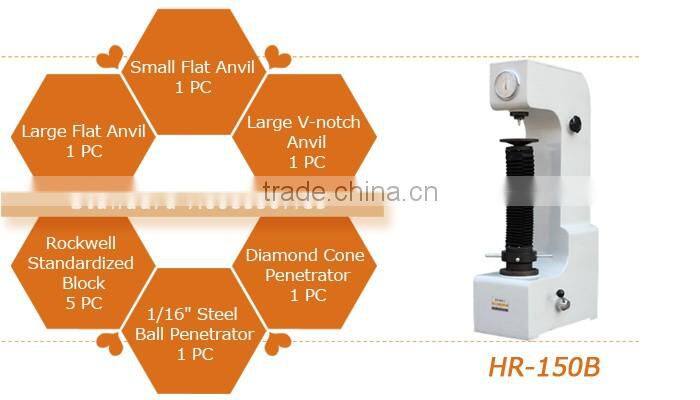 High Stroke Rockwell metal hardness tester HR-150B with cheap price desk type