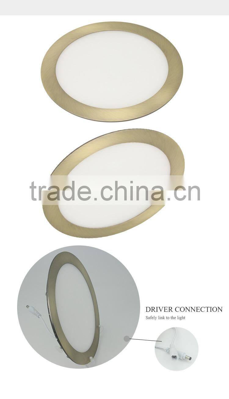 2835 led round slim panel light