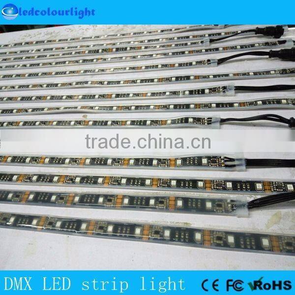 Indoor&outdoor DC12V 15mm width DMX RGB flexible strip light