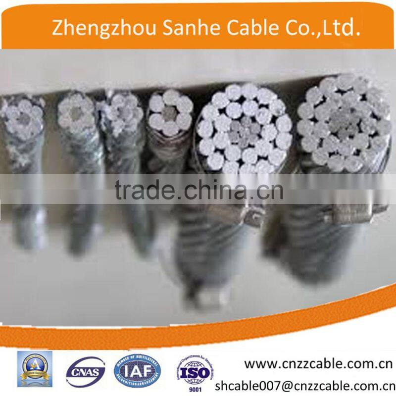 4AWG /21.51mm2 (7/1.96mm) Overhead Bare aluminum/Alloy Conductor AAC /AAAC Cable