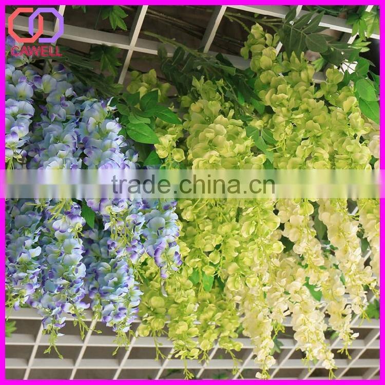 wedding decor wisteria wall hanging silk flower arrangement
