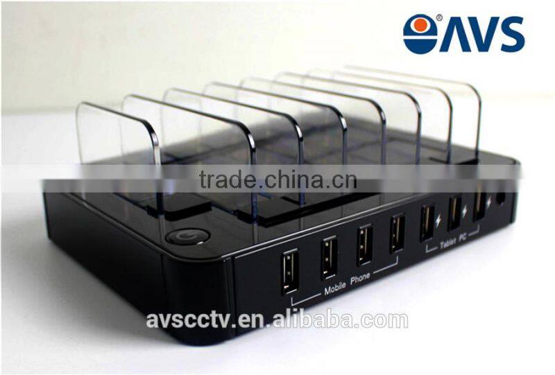 Best Selling 7 Ports Portable Desktop USB Charger for Mobile Phones