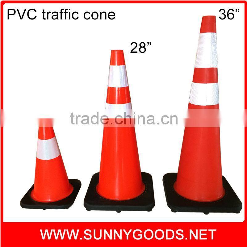 height 700mm made from PVC colored trafic cones